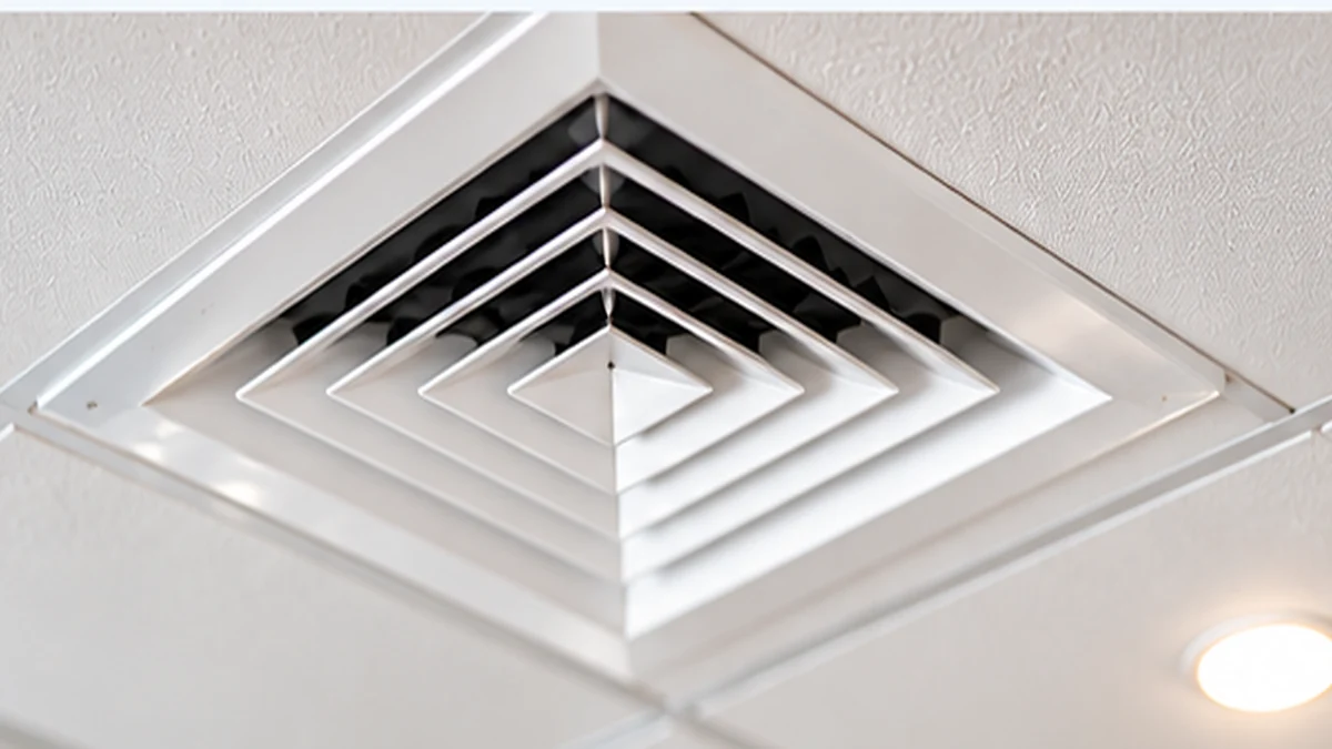 Grille de ventilation, visuel provisoire